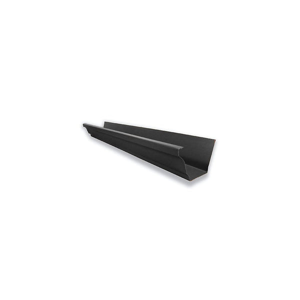 Aluminum Gutter - Black - 5 Inch X 10 Feet