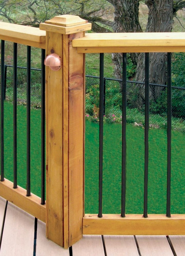 Horizontal Deck Rail Kit in Black
