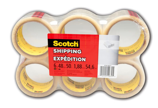 Scotch 3710 Packaging Tape 6 Pack