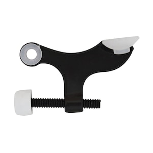 Hinge Door Stop in Black