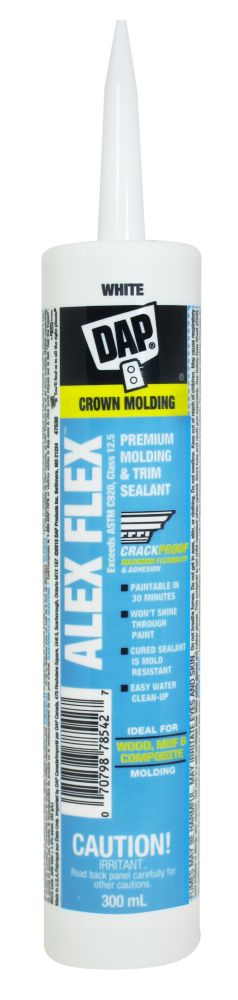 DAP ALEX FLEX Premium Molding & Trim Sealant White 300ml