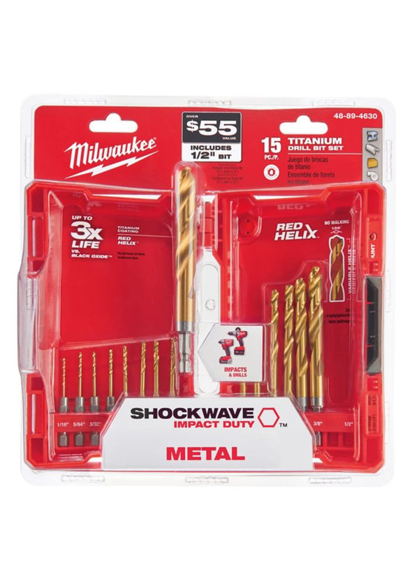 Shockwave Impact Duty Impact Driver Bit Set (15-Piece)