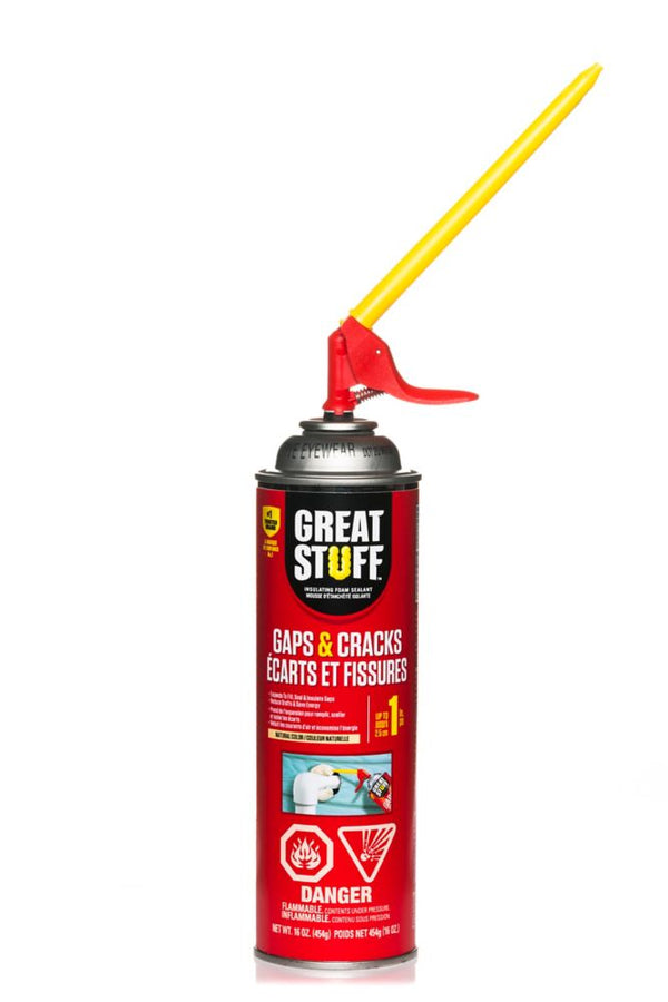 Great Stuff Spray Foam Insulation - Gaps & Cracks Smart Dispenser - 16 oz.