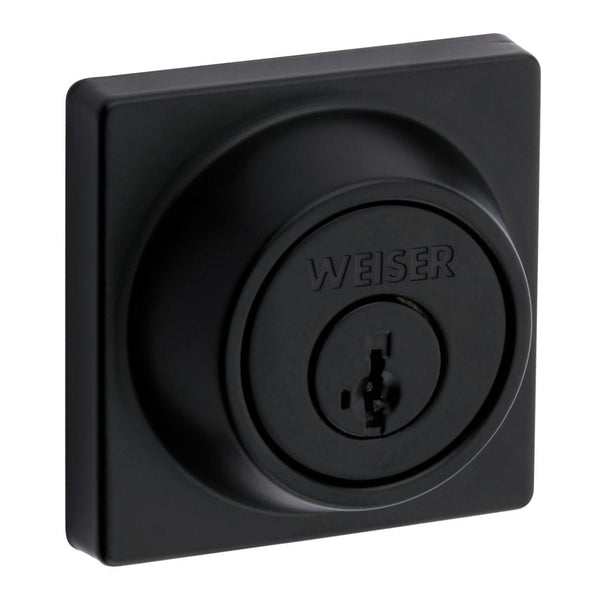 Weiser Elements Square Deadbolt in Black