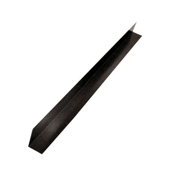 10 ft. x 4-inch x 4-inch 29-Gauge Steel Angle Flashing in Black