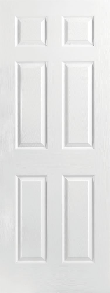 Solid 6 Panel Textured Moulded Door 20