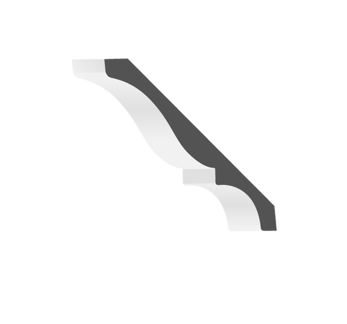 MDF Georgian 5 Crown Moulding (14' Lengths)