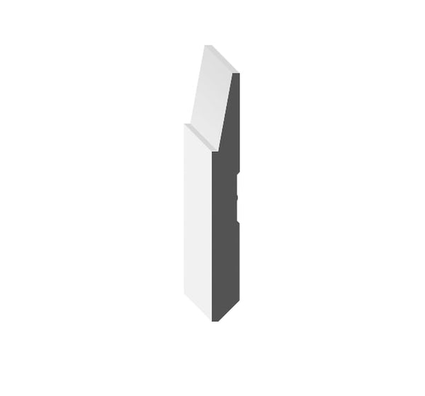 MDF Bevel Step Baseboard 5 1/2 x 5/8 (16' Lengths)