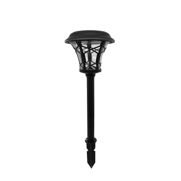 Nuvo Iron Glass Decorative Solar Pathway Lights (6 Pack) 