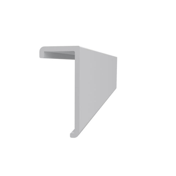 Trusscore - SlatWall Top Cap 8' - White 