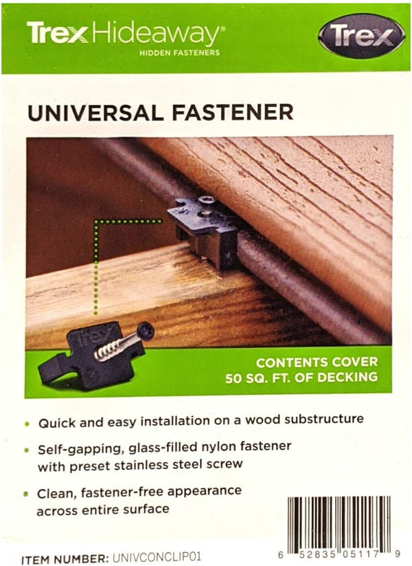 Trex Hideaway Hidden Fasteners
