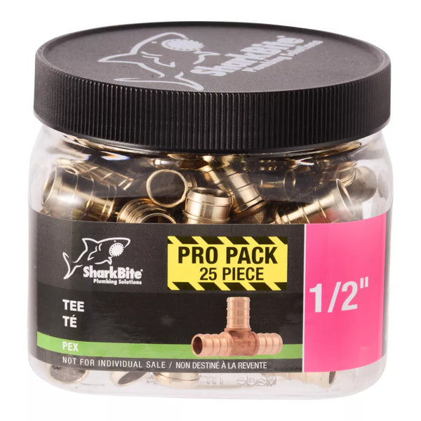 Pex Tee 1/2 inch (25-Pack)