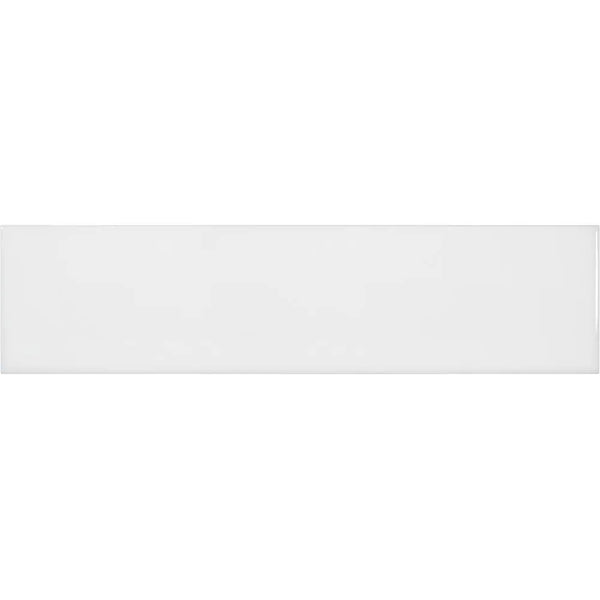 Enigma Metro White Gloss 4-inch x 16-inch Wall Tile