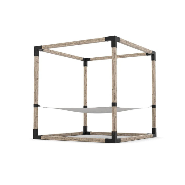 Toja Grid 2 Person HAMMOCK Kit for 4x4 Wood Posts -White
