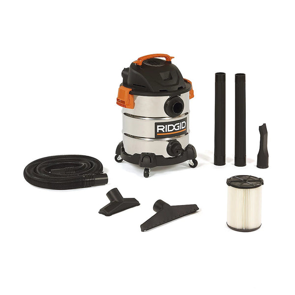 6.0 Peak HP Stainless Steel Wet Dry Vacuum 37.5L