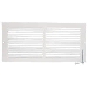 HDX 14 inch x 6 inch Baseboard Return Air Grille - White