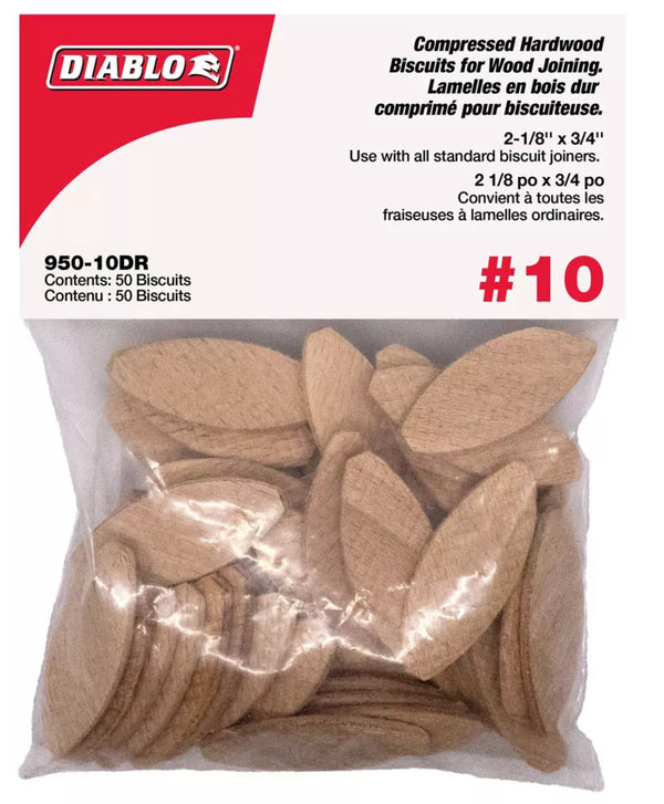 Diablo Size 10 Biscuits-50/Polybag