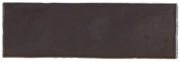 1867 GLAZED PORCELAIN 9.5 mm NON RECTIFIED(2.5 X 8 ~ 50.8mm X 203.2mm), GRAFITO, Coverage/Box - 3.76 sqft, PEI 2