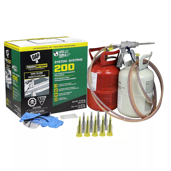 Touch 'n' Foam Professional 2-Component Spray Foam Insulation Kit low GWP