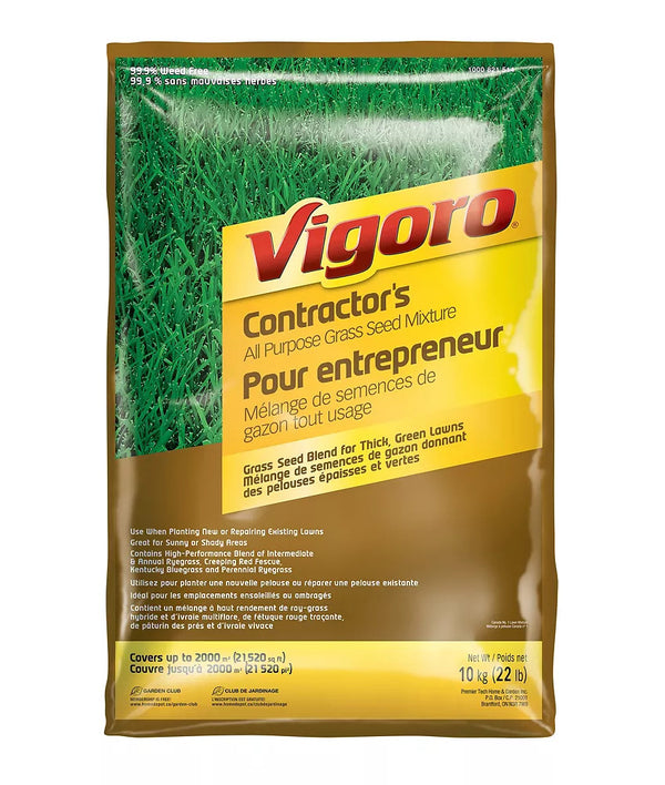 Vigoro Contractor's Mix Grass Seed, 22 lbs.