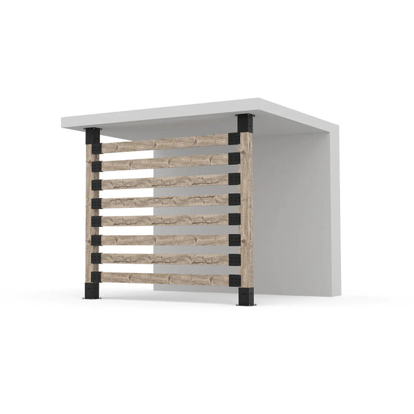 Toja Grid Single Privacy Wall Kit for 6x6 Wood Posts