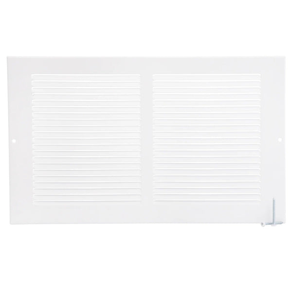 14 inch x 8 inch Sidewall Grille - White