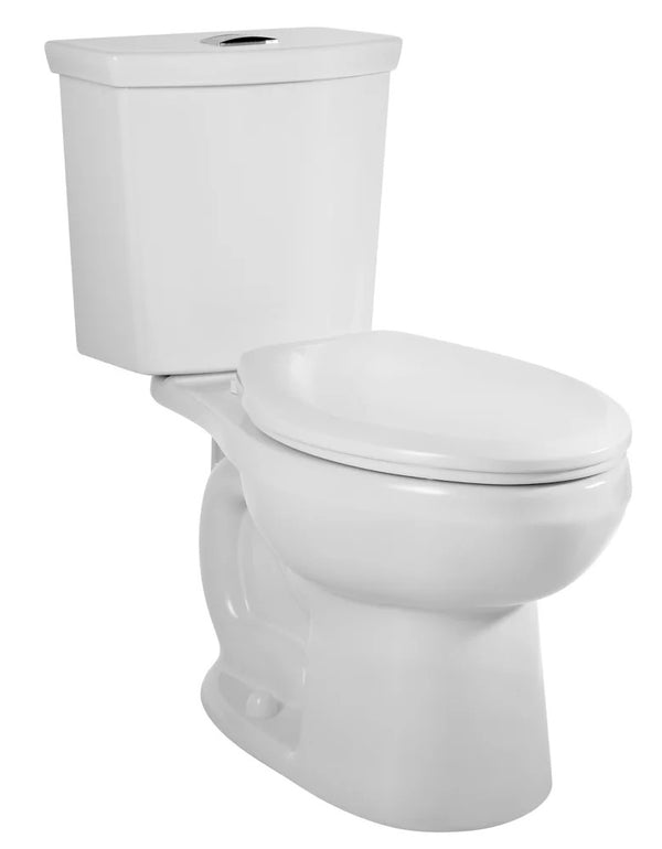 American Standard Cadet 3 2-Piece 6.0 LPF 1.59 GPF Dual Flush Elongated Bowl Toilet in White