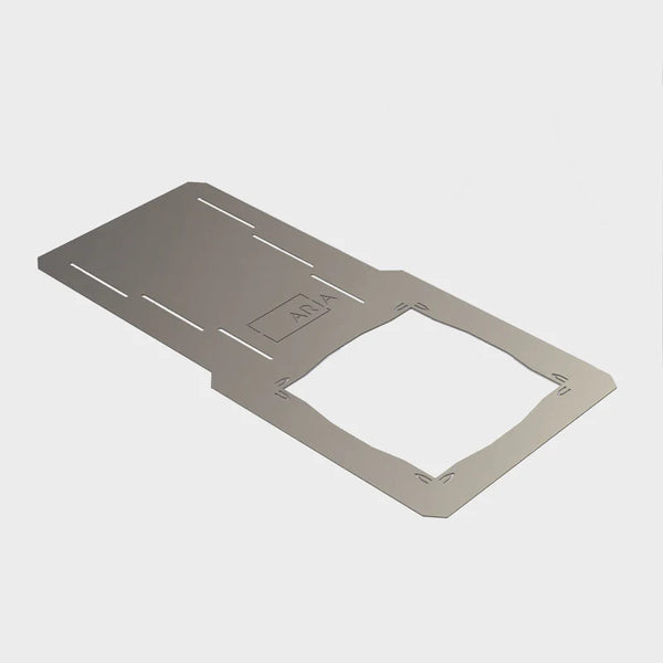 Fittes Lite Drywall Device Mount Smash Plate - White - 5’’ x 5’’ (Steel)