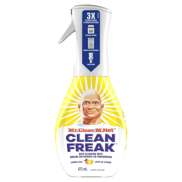 Mr. Clean Clean Freak 473 mL Lemon Zest Scent Deep Cleaning Mist Multi-Surface Spray Starter Kit