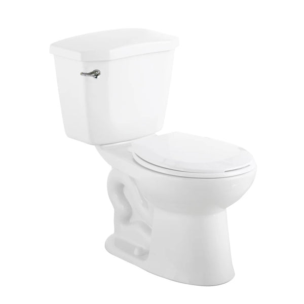 Glacier Bay Premier 2-Piece 6.0 LPF Single Flush Round 28.86-inch Standard Toilet Bowl in White
