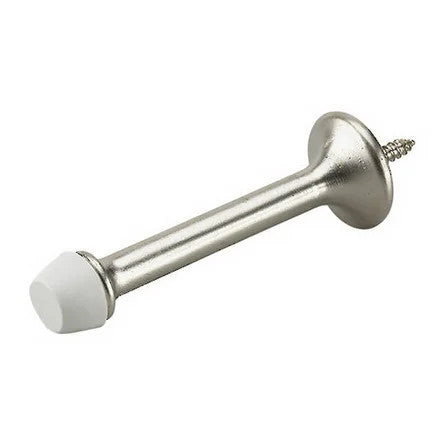 Solid Door Stop in Satin Nickel