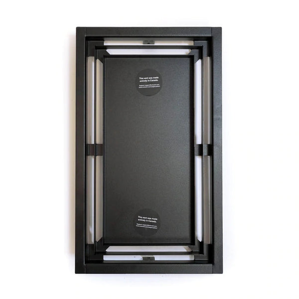 Fittes Floor Vent OG Air Return Aria Matte Black 8