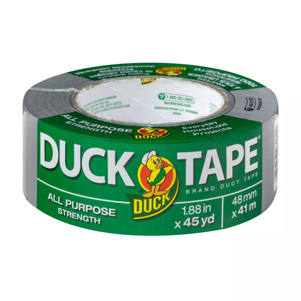 All Purpose Duct Tape, Silver, 1.88 inch x 45 yds.