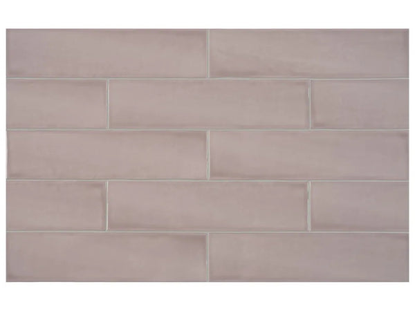 Anatolia 3 x 12 in (7.5 x 30 cm) Teramoda Glossy Pressed Glazed Ceramic, PETAL