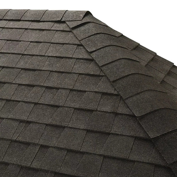 Seal-A-Ridge Charcoal Hip and Ridge Cap Roofing Shingles (25 lin. ft. per Bundle) (45-pieces)