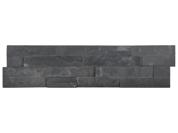 Anatolia 6 x 24 in (15 x 60 cm) Carbon Ledger Stone Corner