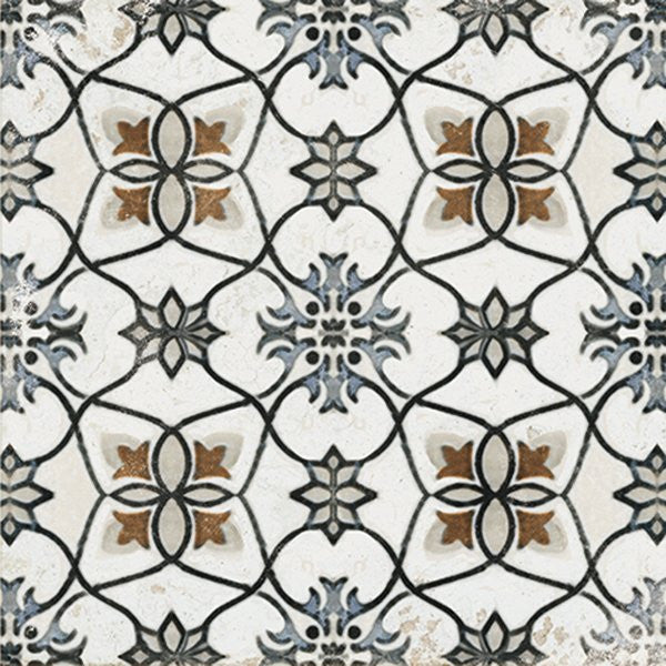 Centura Vintage 8X8 inch Docoro 7  Glazed Wall or Floor Tile
