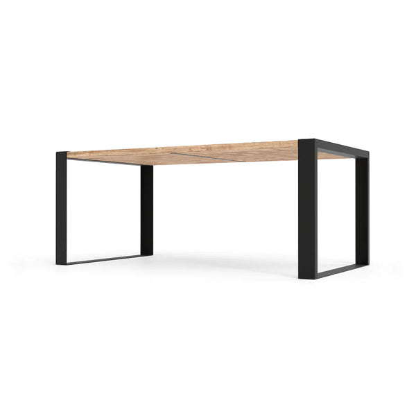 Toja Grid Modern Muskoka Dining Table Frame End for 2x6 wood | 2 Pack