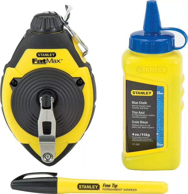Chalk Line Reel Layout Set