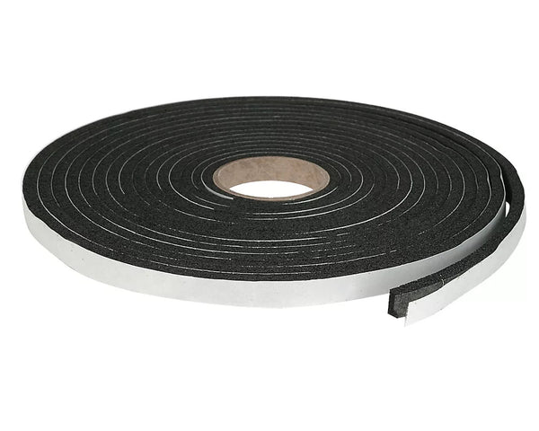 M-D Building Products 3/16-inch x 3/8-inch x 17-ft. Medium Gap Sponge Tape Black