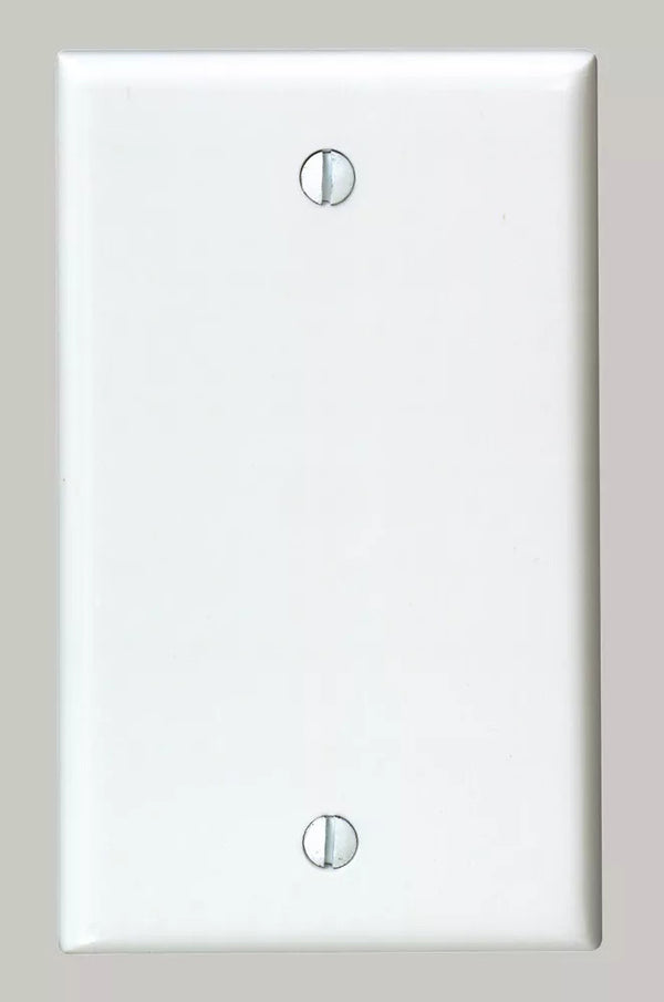 Leviton Blank Plate, White