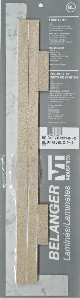 Belanger Laminates Inc UNIVERSAL END CAP KIT - NEO CLOUD 6314-43
