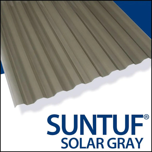 Suntuf Cor. Pc 12 Feet Solar Grey