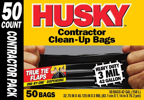 Husky Contractor Clean-Up Bag (50-Pack)