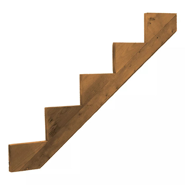 Pressure Treated Wood 5-Step Stair Stringer