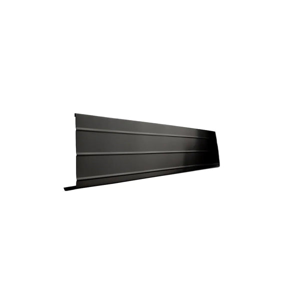 Peak Products 10 ft. L x 6-inch W x 1-inch H Aluminum Fascia Cover in Black