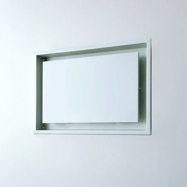 Fittes Lite Wall Vent Frame - White - 10” x 14”