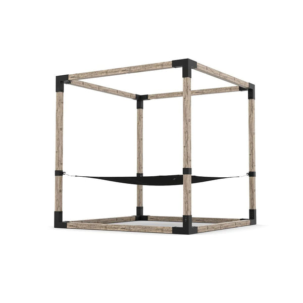 Toja Grid 2 Person HAMMOCK Kit for 4x4 Wood Posts -Black