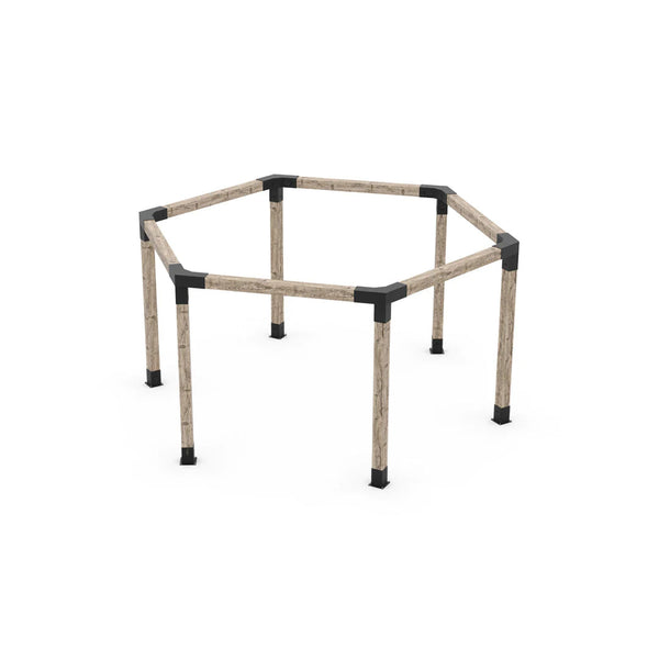 Toja Grid Any Size Hexagonal Kit for 6x6 Wood Posts
