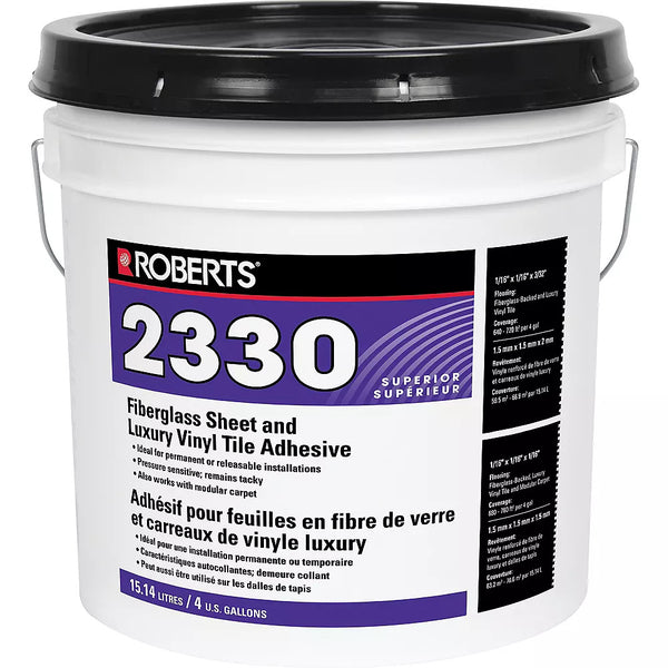 Roberts R2330 Luxury Vinyl Tile Adhesive - 15 L
